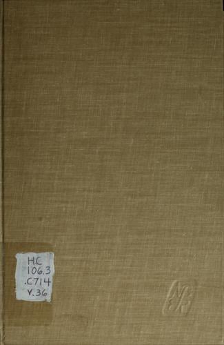 Econometric models of cyclical behavior