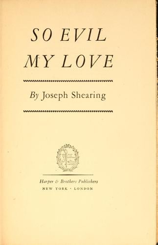 So evil my love