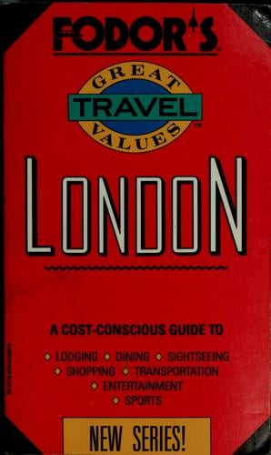 Fodor's great travel values, London