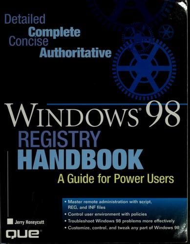 Windows 98 registry handbook