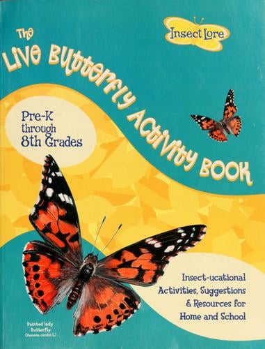 Live butterfly activity book