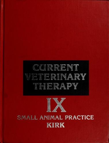 Current veterinary therapy IX