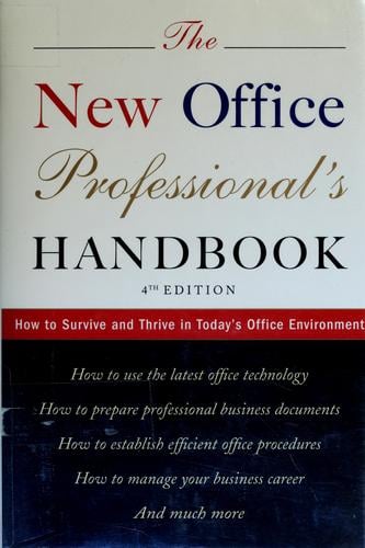 The new office professional's handbook