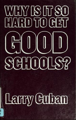 Why is it so hard to get good schools?