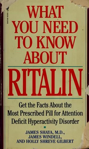 What you need to know about ritalin