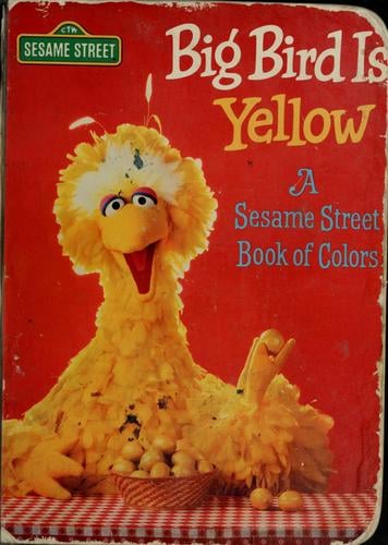 Big bird is yellow