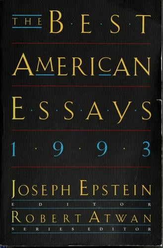 The best American essays 1993