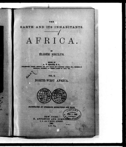 The earth and its inhabitants, Africa