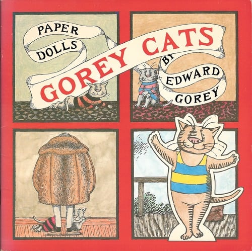 Gorey cats and paper dolls