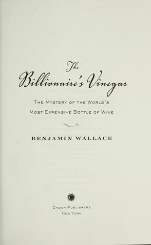 The billionaire's vinegar