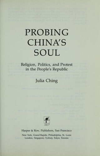 Probing China's soul
