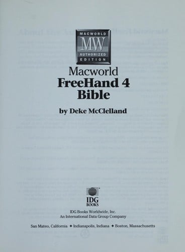 Macworld FreeHand 4 bible