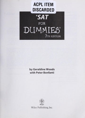 SAT for dummies