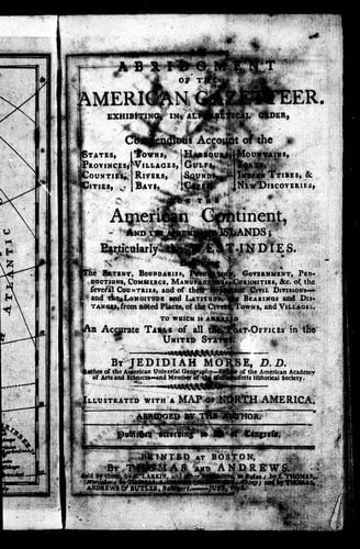 An abridgement of the American gazetteer