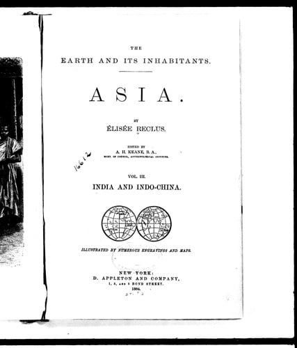 The earth and its inhabitants, Asia