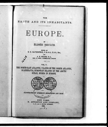 The earth and its inhabitants, Europe