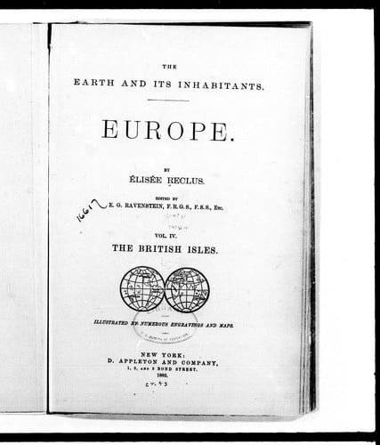 The earth and its inhabitants, Europe