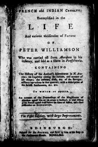 French and Indian cruelty