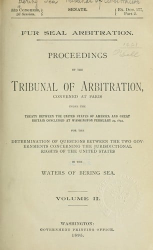 Fur seal arbitration