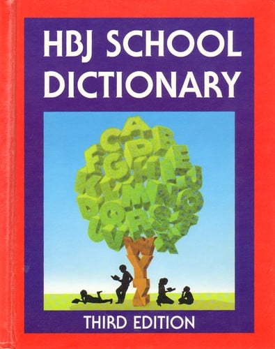 HBJ school dictionary.
