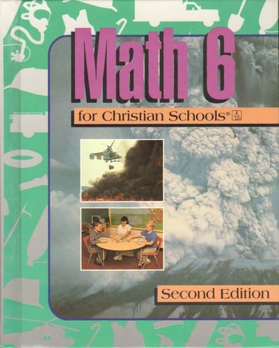 Math 6 for Christian schools.