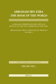 Abraham Ibn Ezra Book of the World