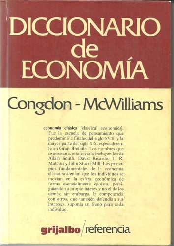 Diccionario de economía