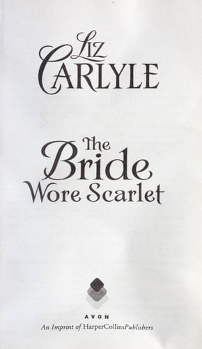 The bride wore scarlet