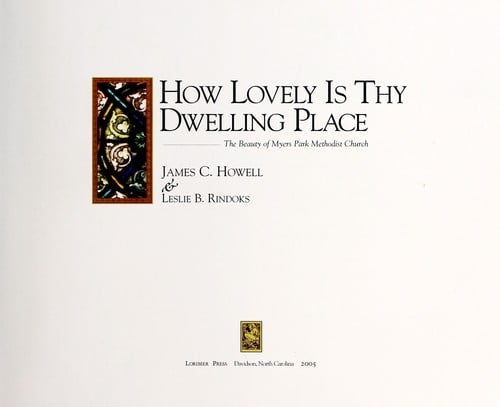 How lovely is Thy dwelling place