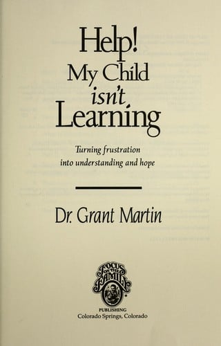 Help! My child isn't learning