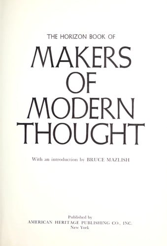 Makers Of Modern Thought