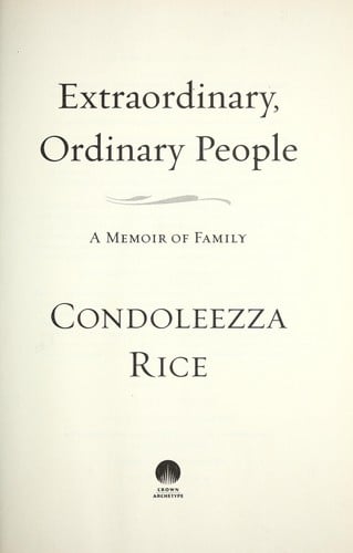 Extraordinary, ordinary people