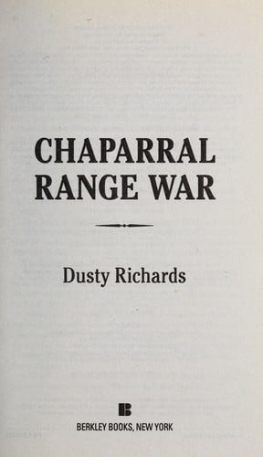 Chaparral range war