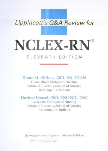 Lippincott's Q & A review for NCLEX-RN