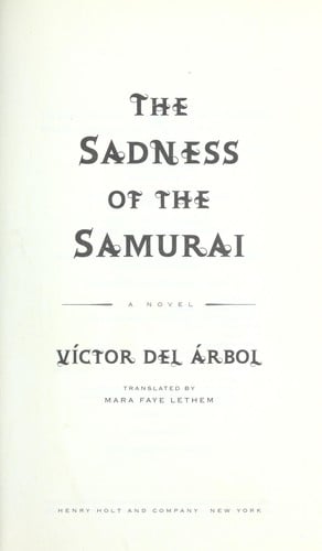 The sadness of the samurai