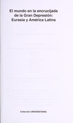 El mundo en la encrucijada de la gran depresio n