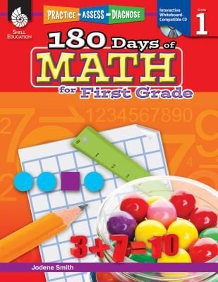 Practice Assess Diagnose 180 Days Of Math For First Grade