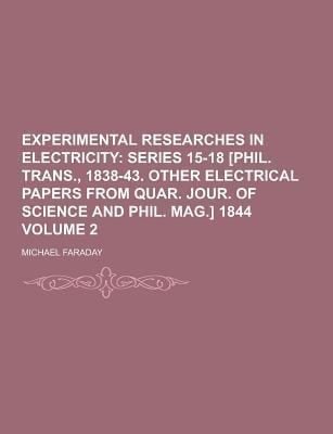Experimental Researches in Electricity Volume 2