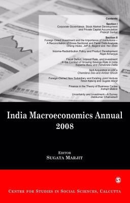 Indian Macroeconomics Annual 2008