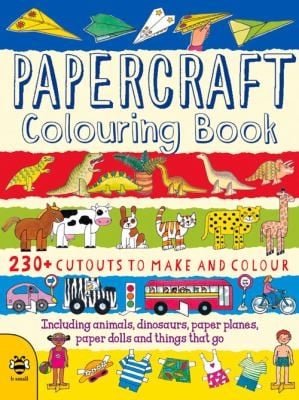 Papercraft Colouring Book