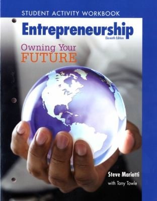 Student Activity Workbook For Entrepreneurship Owning Your Future