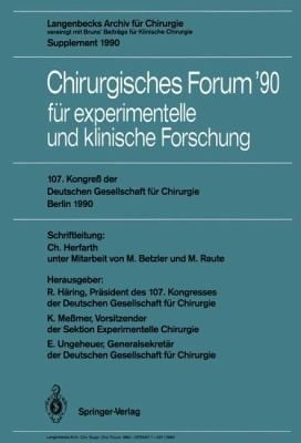 Chirurgisches Forum 90 Fr Experimentelle Und Klinische Forschung