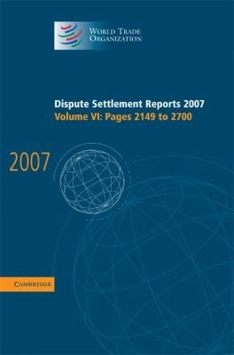 Dispute Settlement Reports Cloth Ed