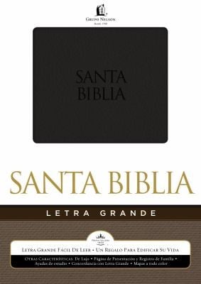 Biblia Letra Grande Piel Especial Large Print Bible Leather Special