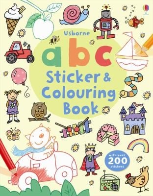 ABC Sticker and Colouring Book