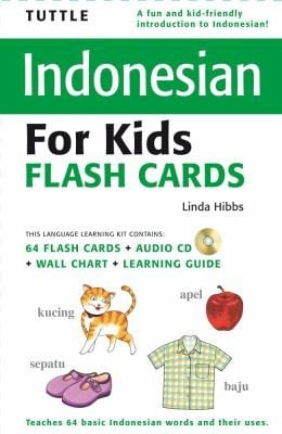 Tuttle Indonesian For Kids Flash Cards