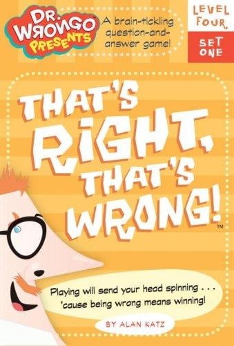That's Right, That's Wrong!: Level Four, Set One (Dr. Wrongo Presents: Level 4)