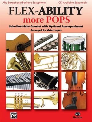Flexability More Pops Soloduettrioquartet With Optional Accompaniment Alto Saxophone