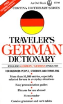 Travelers German Dictionary Englishgermangermanenglish