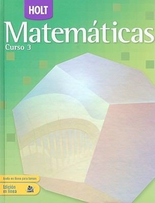 Mathematics Course 3 Grade 8 Holt Mathematics